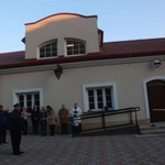 Poświęcenie odbudowanego domu