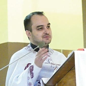 Ks. Dmytro Fedlyuk zaprasza na wschodnią liturgię również do Oświęcimia.