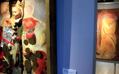 	Fragment ekspozycji w Galerii Muzeum Śląska Opolskiego.
