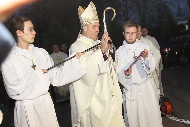 Poświęcenie okna życia w Szczecinku