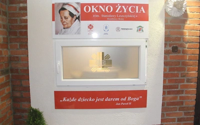 Poświęcenie okna życia w Szczecinku
