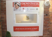 Poświęcenie okna życia w Szczecinku