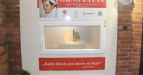Poświęcenie okna życia w Szczecinku