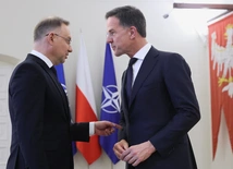 Prezydent RP Andrzej Duda  i Sekretarz Generalny NATO Mark Rutte 