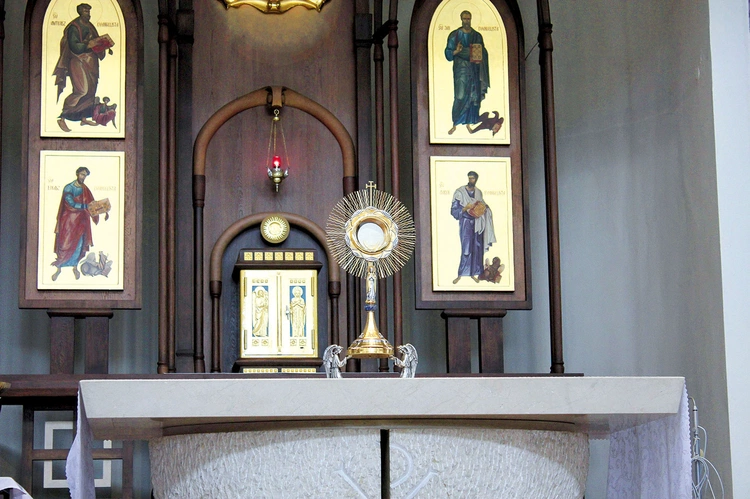 Jednym z pierwszych miejsc adoracji było sanktuarium Matki Bożej Dobrej Drogi w Gliwicach.