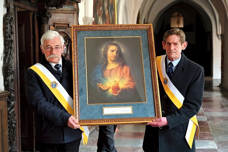 Kopia barokowego dzieła odwiedzi parafie, w których działa męska wspólnota.