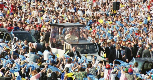 Jan Paweł II w Sopocie, rok 1999. 