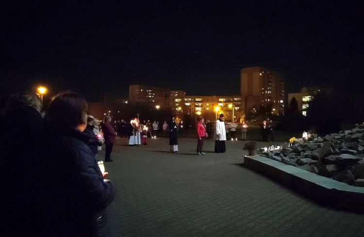 Modlitwa przy Krzyżu Papieskim