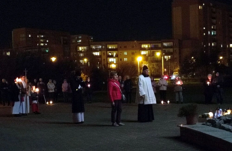 Modlitwa przy Krzyżu Papieskim