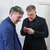 Adrian Zanberg (po prawej)
