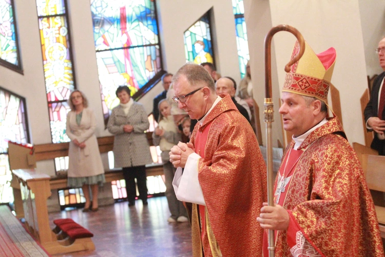 Bierzmowanie w Łososinie Dolnej