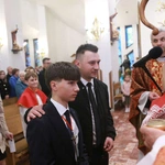 Bierzmowanie w Łososinie Dolnej