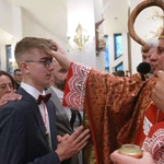Bierzmowanie w Łososinie Dolnej