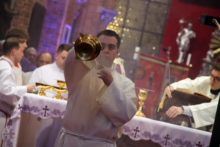 Msza dziękczynna za beatyfikację bł. Jana Merliniego w archikatedrze wrocławskiej