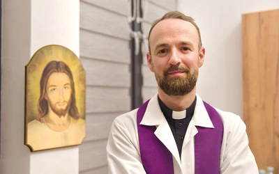 Ks. Grzegorz Krakowski odnalazł tu swoje miejsce  na ziemi.