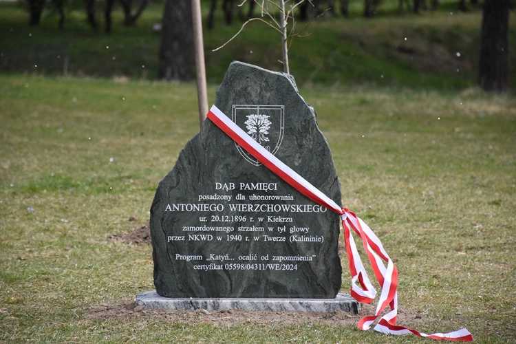 Na Żabiance posadzono Dąb Katyński