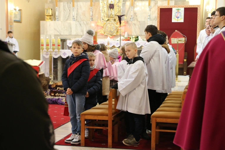 Nasielsk. Poświęcenie figury św. Michała Archanioła