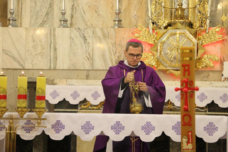Nasielsk. Poświęcenie figury św. Michała Archanioła