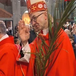 Abp Adrian Galbas na Niedzieli Palmowej na Ursynowie