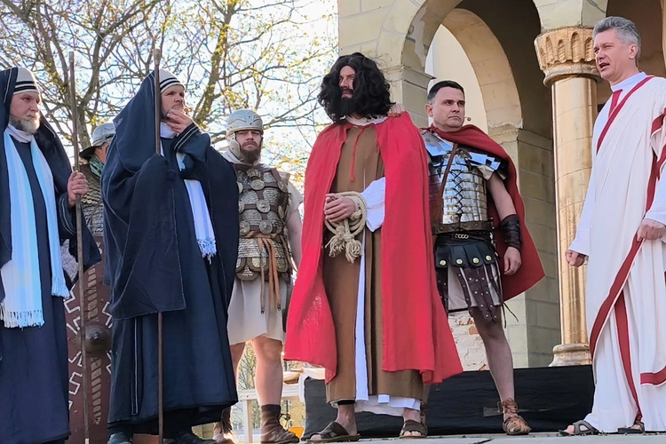 Misterium Męki Pańskiej w Górze Kalwarii. Sceny