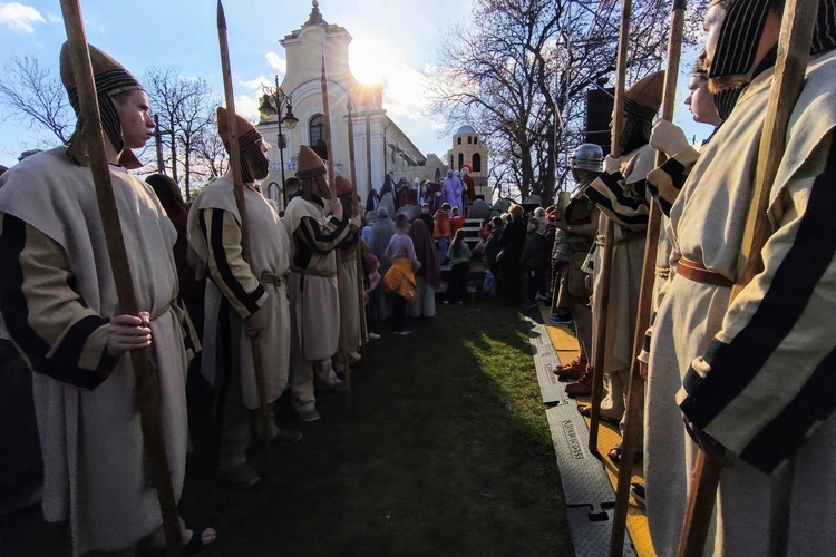 Misterium Męki Pańskiej w Górze Kalwarii. Sceny