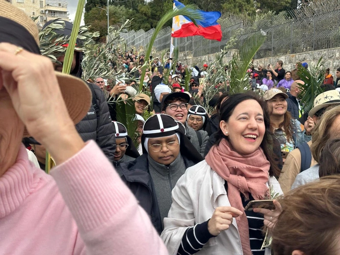 Nasza fotorelacja z Jerozolimy: Procesja Niedzieli Palmowej