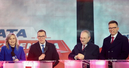 Podczas pierwszej debaty w Końskiem