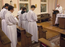 Liturgia jest zawsze w centrum. Tutaj podczas lektorskich rekolekcji