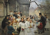Po Pierwszej Komunii, 1892 Muzeum Revoltella w Trieście, Włochy