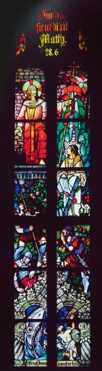 „Zmartwychwstanie”, Georg Schneider, Ratyzbona, 1910–1911 r., kościół św. Bartłomieja  w Gliwicach.