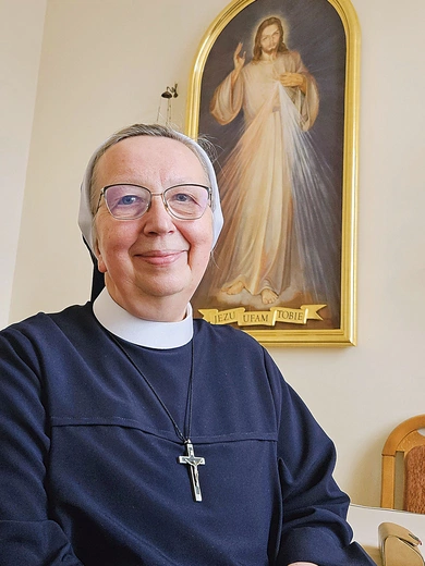 Siostra Radosława uważa,  że dziś ludziom najbardziej potrzeba  w życiu nadziei.