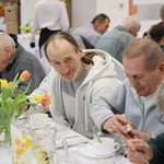 Wialkanocne spotkanie w siedzibie Caritas