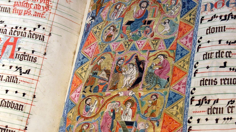 Zmartwychwstanie widziane 700 lat temu. Zobacz wyjątkowy średniowieczny antyfonarz