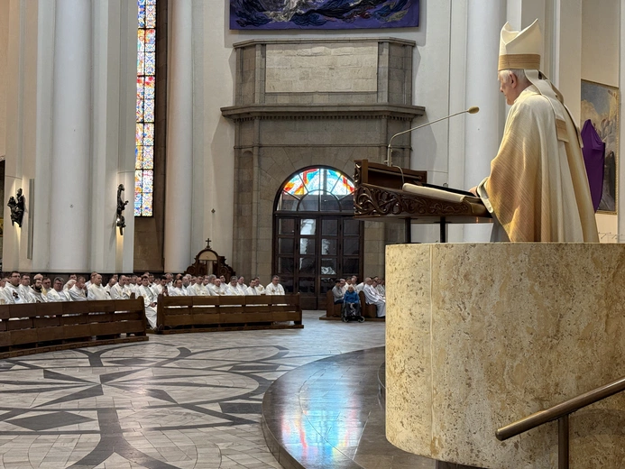 Msza Krzyżma Świętego: homilia bp. Marka Szkudło