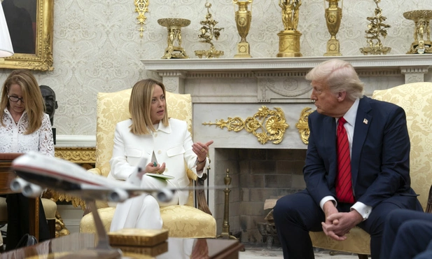 Giorgia Meloni i Donald Trump