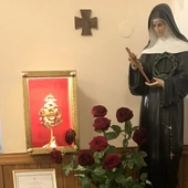 Kult św. Rity bardzo dynamicznie się rozwija się w kościele w Nieświniu.