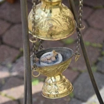 Pokarmy poświęcone u grekokatolików w Radomiu.