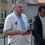 Pokarmy poświęcone u grekokatolików w Radomiu.