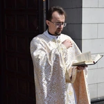 Pokarmy poświęcone u grekokatolików w Radomiu.