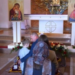 Pokarmy poświęcone u grekokatolików w Radomiu.