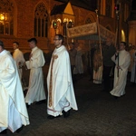 Liturgia Wigilii Paschalnej w archikatedrze wrocławskiej 2025
