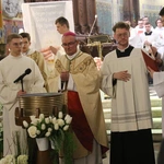 Płock. Wigilia Paschalna w katedrze