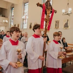Msza św. w kościele Chrystusa Króla w Gdańsku w Poniedziałek Wielkanocny