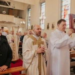 Msza św. w kościele Chrystusa Króla w Gdańsku w Poniedziałek Wielkanocny