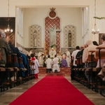 Msza św. w kościele Chrystusa Króla w Gdańsku w Poniedziałek Wielkanocny