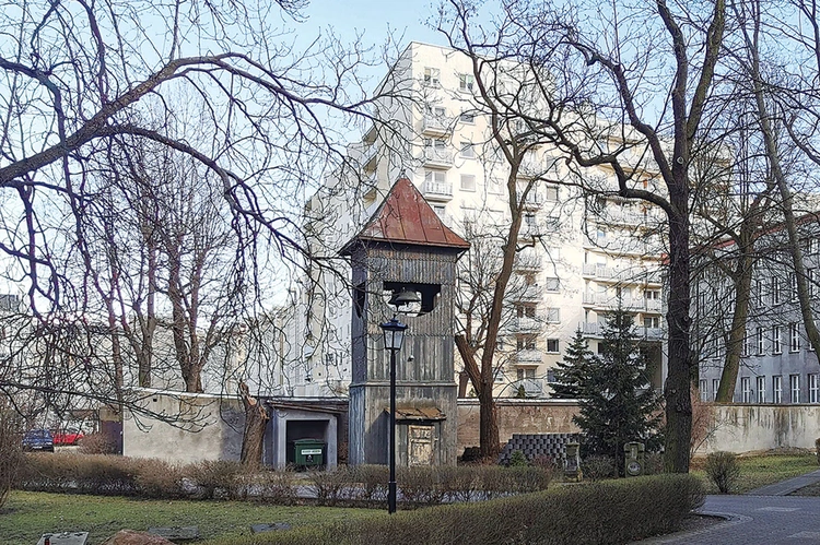 To był najstarszy obiekt z drewna na Pradze.