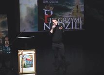 Marcin Kwaśny swoim świadectwem wywołał lawinę pytań, na które chętnie odpowiadał, mówiąc o potędze Boga.