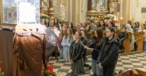 Święta Wiktoria w parafii ojców bernardynów w Łęczycy