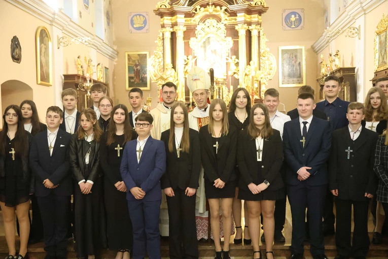 Bierzmowanie w Oleśnie