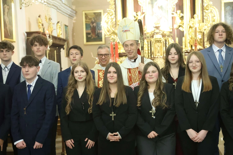 Bierzmowanie w Oleśnie